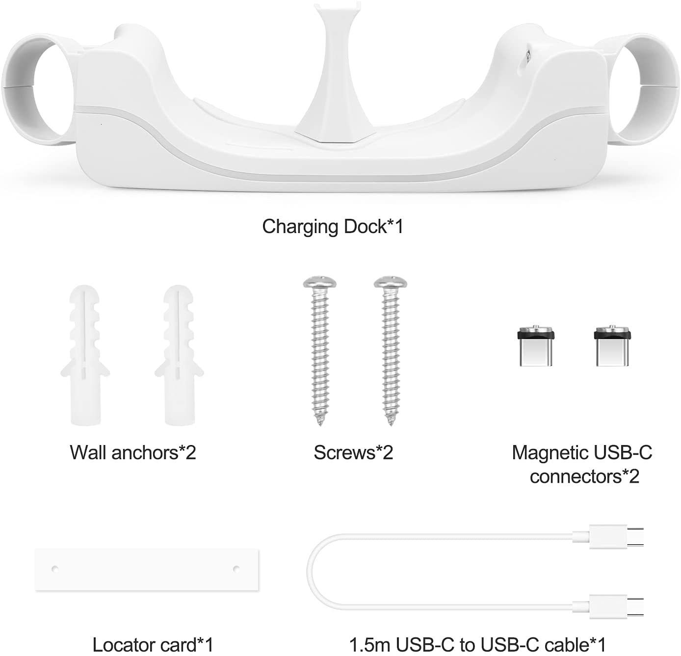 VR Glasses For Oculus Quest 2 Fast Charging Station Dock Holder USB Type-c Magnetic Charger Stand for Oculus Quest 2 VR Headset Controller 230518
