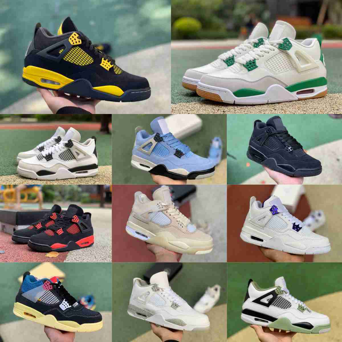 Jumpman Pine Green Sb 4 4s Basketball Shoes Mens Women Lightning Military Black Cat Cream Sail Blue White Oreo Retros Seafoam Red Thunder Jorden Off Noir Sneakers
Jumpman Pine Green Sb 4 4s Basketball Shoes Mens Women Lightning Military Black Cat Cream Sail Blue White Oreo Retros Seafoam Red Thunder Jorden Off Noir Sneakers