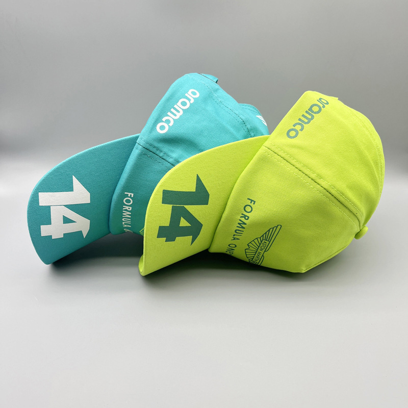 Ball Caps Aston Martin Race Spanish Driver Fernando Alonso Green Baseball 230517