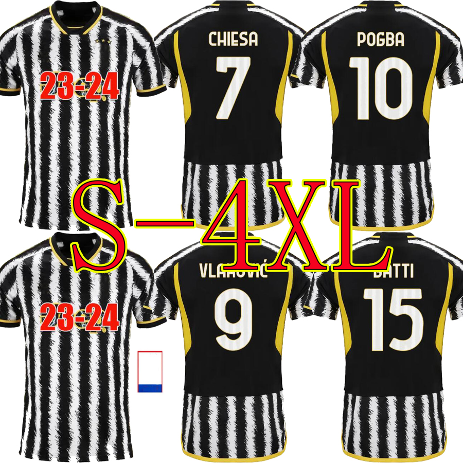 S-4XL Juventus soccer jerseys VLAHOVIC MILIK 2023 2024 home POGBA CHIESA BONUCCI DANILO LOCATELLI FAGIOLI RABIOT football shirts, Black
S-4XL Juventus soccer jerseys VLAHOVIC MILIK 2023 2024 home POGBA CHIESA BONUCCI DANILO LOCATELLI FAGIOLI RABIOT football shirts, Black