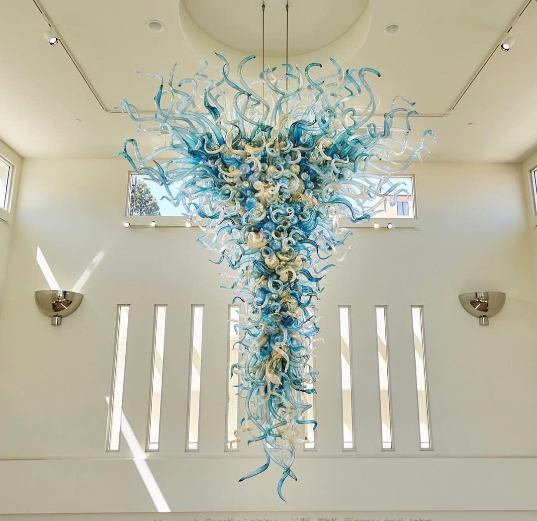 Living Room Blown Glass Chandelier Hotel Lobby Chain Hanging LED Modern Pendant Lamps
Living Room Blown Glass Chandelier Hotel Lobby Chain Hanging LED Modern Pendant Lamps