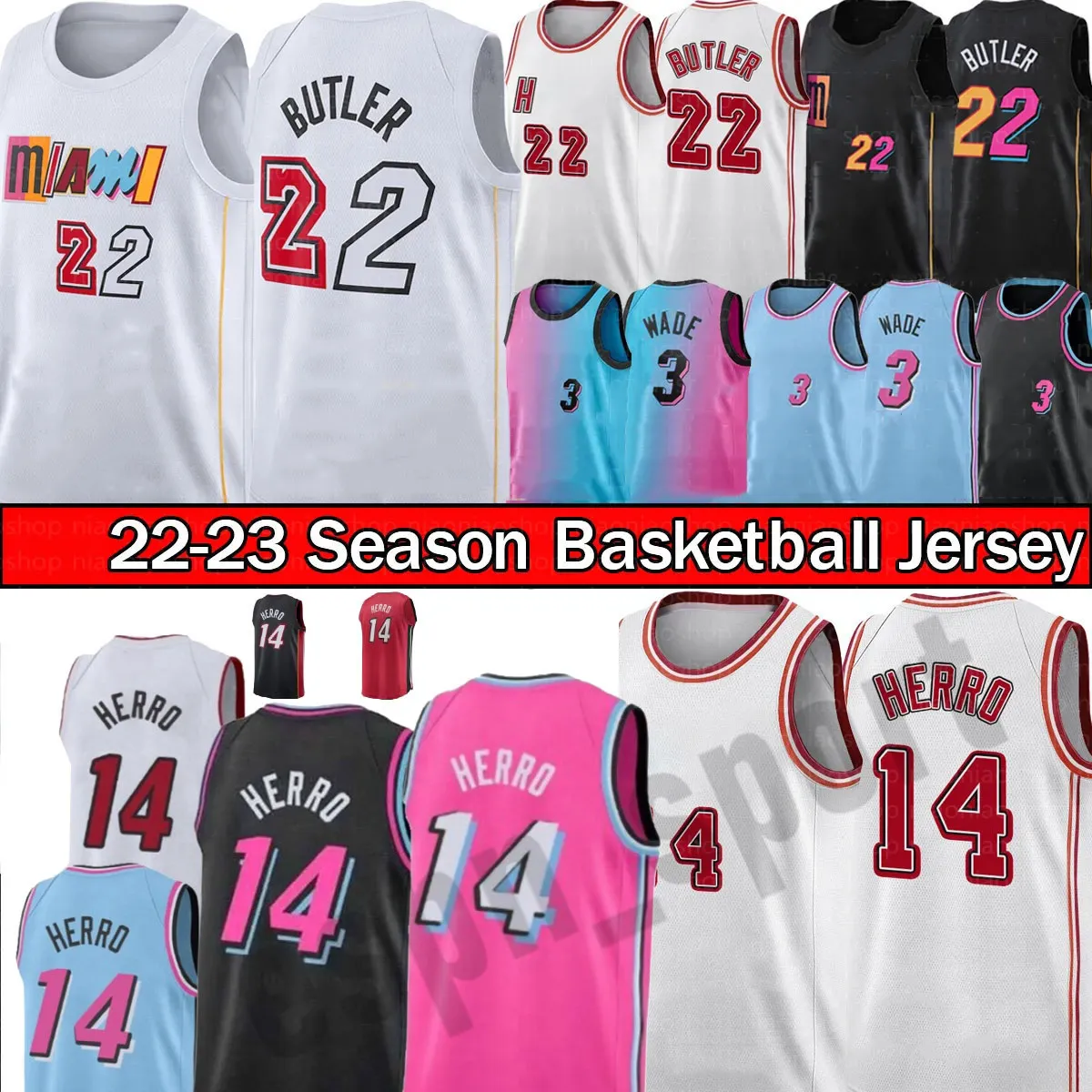 Miami''Heat''Vintage Jimmy 22 Butler Tyler 14 Herro Basketball Jerseys Dwyane 3 Wade Bam 13 Adebayo Jersey Mens Kyle 7 Lowry Miamis City Mens 2022, With logo jersey1
Miami''Heat''Vintage Jimmy 22 Butler Tyler 14 Herro Basketball Jerseys Dwyane 3 Wade Bam 13 Adebayo Jersey Mens Kyle 7 Lowry Miamis City Mens 2022, With logo jersey1