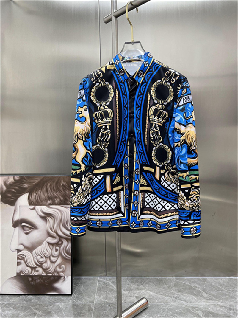 Fashion designer slim shirt for men 3D MedusaS black gold floral print men's dress long sleeve business casual M-3XL U5
Fashion designer slim shirt for men 3D MedusaS black gold floral print men's dress long sleeve business casual M-3XL U5