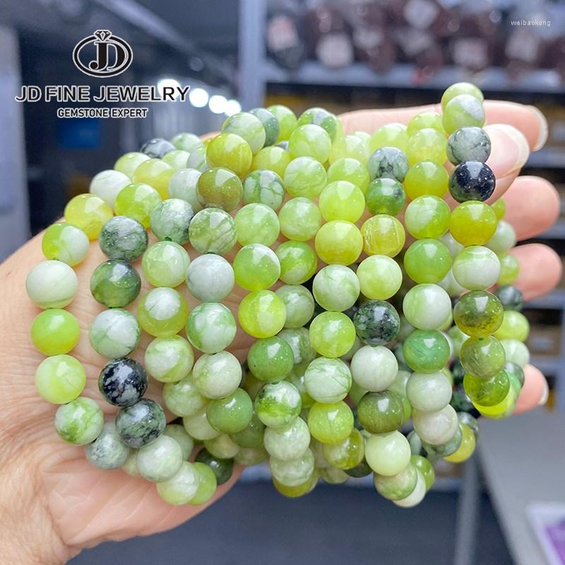 Strand JD Natural Stone Qinghua Flower Jade Bead Bracelets Women Fashion Jewelry Gemstone Gift Handmade Bracelet Wristband
Strand JD Natural Stone Qinghua Flower Jade Bead Bracelets Women Fashion Jewelry Gemstone Gift Handmade Bracelet Wristband