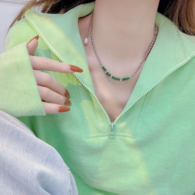 Pendant Necklaces Bohemian Colorful Beads For Women Choker Fashion Shell Heart Layered Jewelry 230517