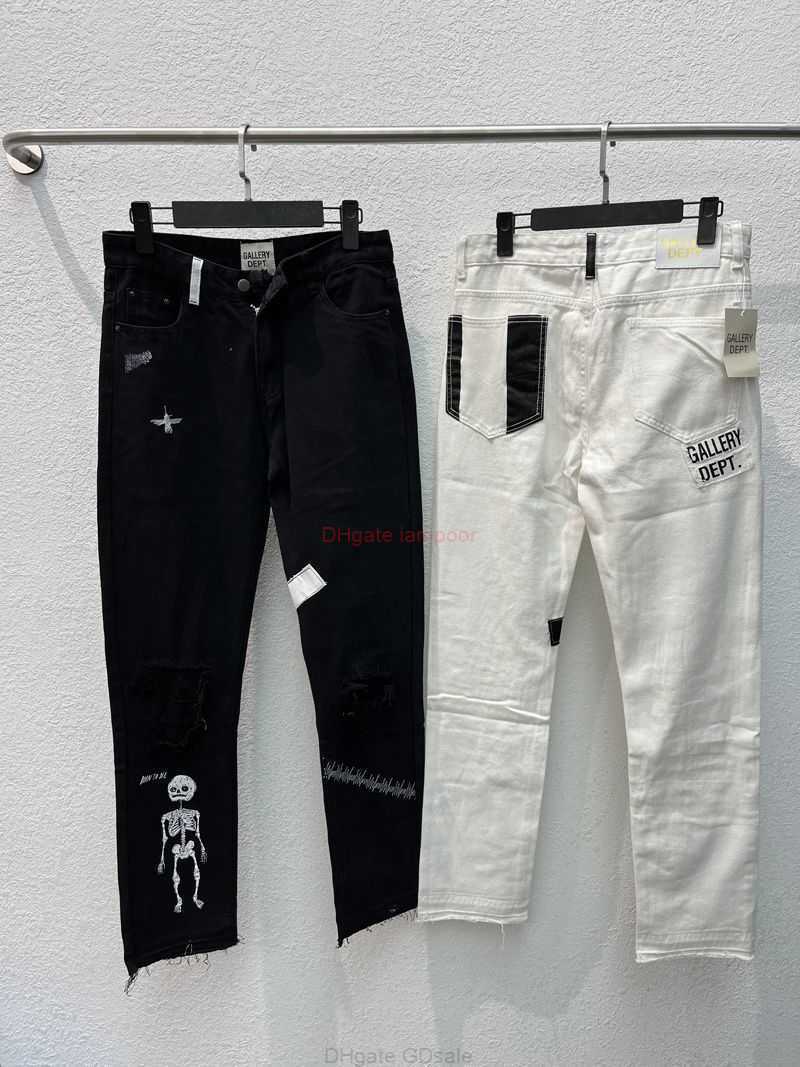 Fashion Designer Clothing Galleries Denim Pants Fog Fashion Brand Galleryes Depts Skeleton Graffiti Raw Edge Patchwork Washing Jeans High Street Men Women, Black
Fashion Designer Clothing Galleries Denim Pants Fog Fashion Brand Galleryes Depts Skeleton Graffiti Raw Edge Patchwork Washing Jeans High Street Men Women, Black