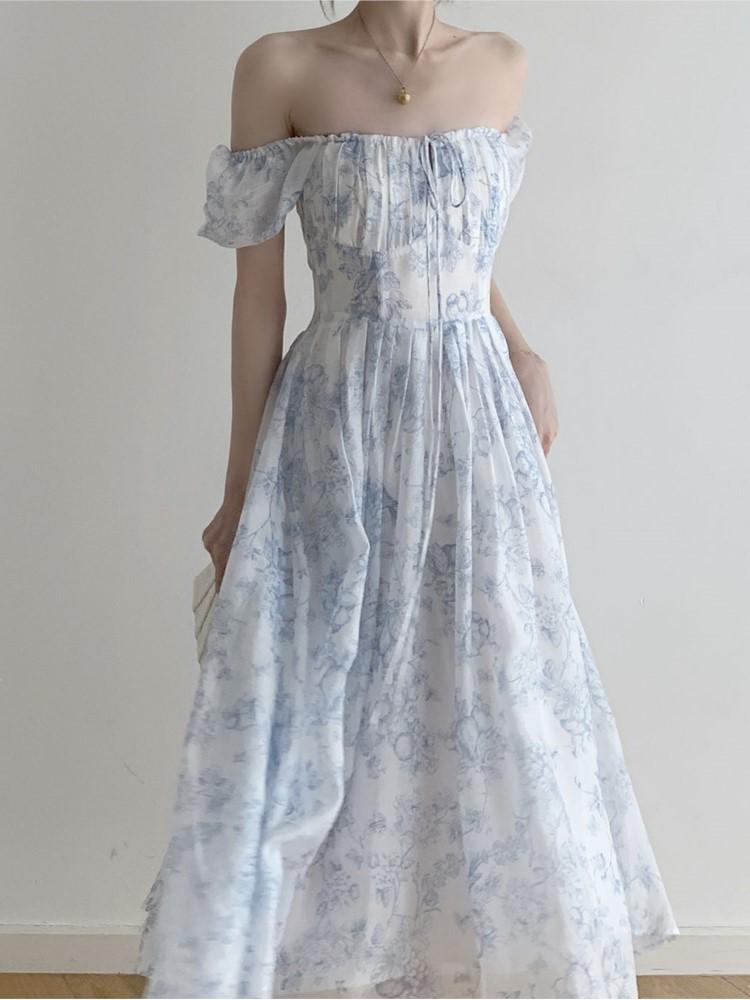 Dresses 2022 New Summer woman French Chic Sweet Elegant Fairy Floral Dress Fashionable Female Long Dress ropa mujer vestido midi dress, Blue
Dresses 2022 New Summer woman French Chic Sweet Elegant Fairy Floral Dress Fashionable Female Long Dress ropa mujer vestido midi dress, Blue