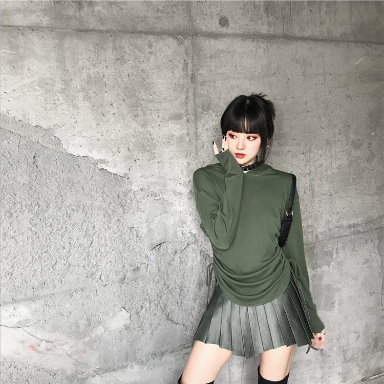 Skirts Women Satin Pleated Mini Skirt 230518