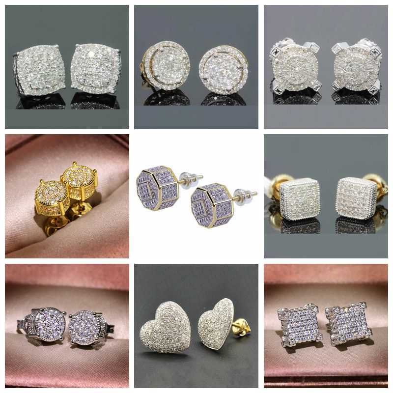 Stud Rock Hip Hop Iced Out Stud Earring for Men Male Ice Studded Zircon Gold Color Piercing Ear Accessories Hiphop Trend Jewelry Z0517
Stud Rock Hip Hop Iced Out Stud Earring for Men Male Ice Studded Zircon Gold Color Piercing Ear Accessories Hiphop Trend Jewelry Z0517