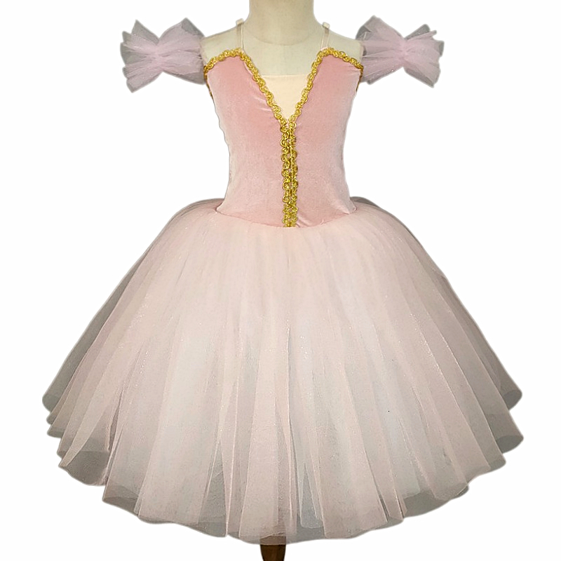 Family Matching Outfits Childrens ballet skirt girls dance childrens program collective performance costumes 230518