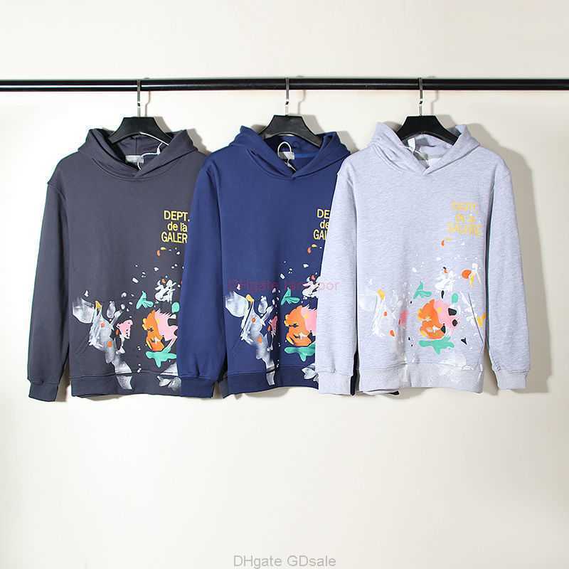 Designer Clothing Galleries Hoodie Mens Sweatshirts Galleryes American High Street Depts Ink Splashed Hoodie Graffiti Sports Leisure Trendy Hoodie Casual Street, Shipping fee
Designer Clothing Galleries Hoodie Mens Sweatshirts Galleryes American High Street Depts Ink Splashed Hoodie Graffiti Sports Leisure Trendy Hoodie Casual Street, Shipping fee