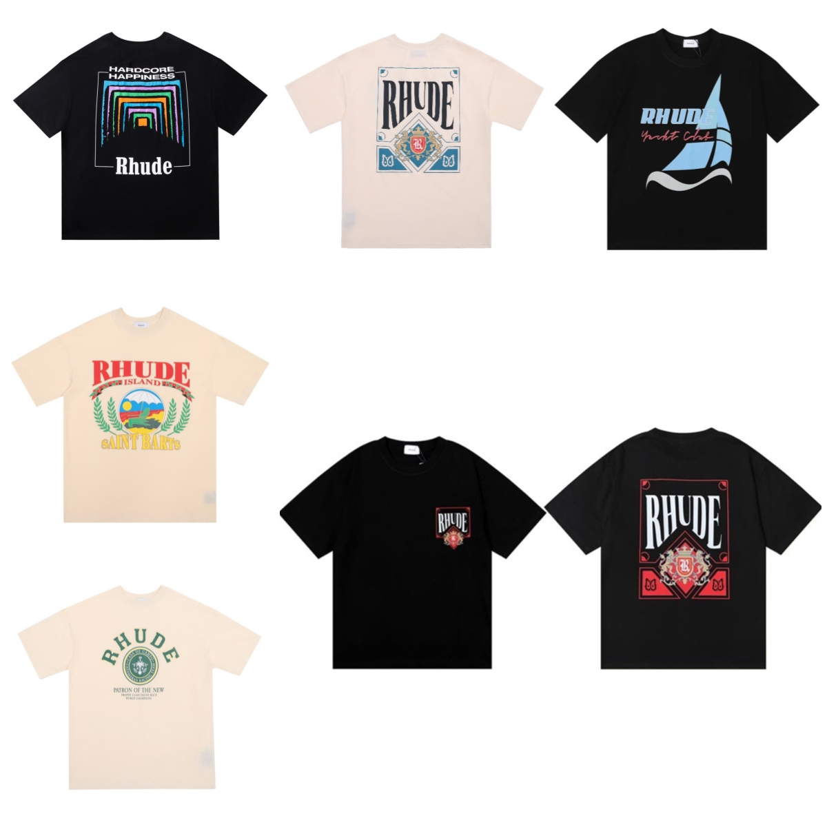 2023Rhude High-quality Men's T-shirt cotton Short sleeve Fashion men's short sleeve American size S-2XL brand clothing, 49
2023Rhude High-quality Men's T-shirt cotton Short sleeve Fashion men's short sleeve American size S-2XL brand clothing, 49