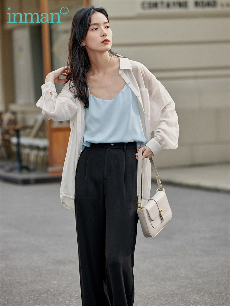 Camisoles Tanks INMAN Summer Minimalist Women's Vest Tops Casual Women's T-shirt Women Clothing Camisole Fashion Woman Blouses Female Clothi