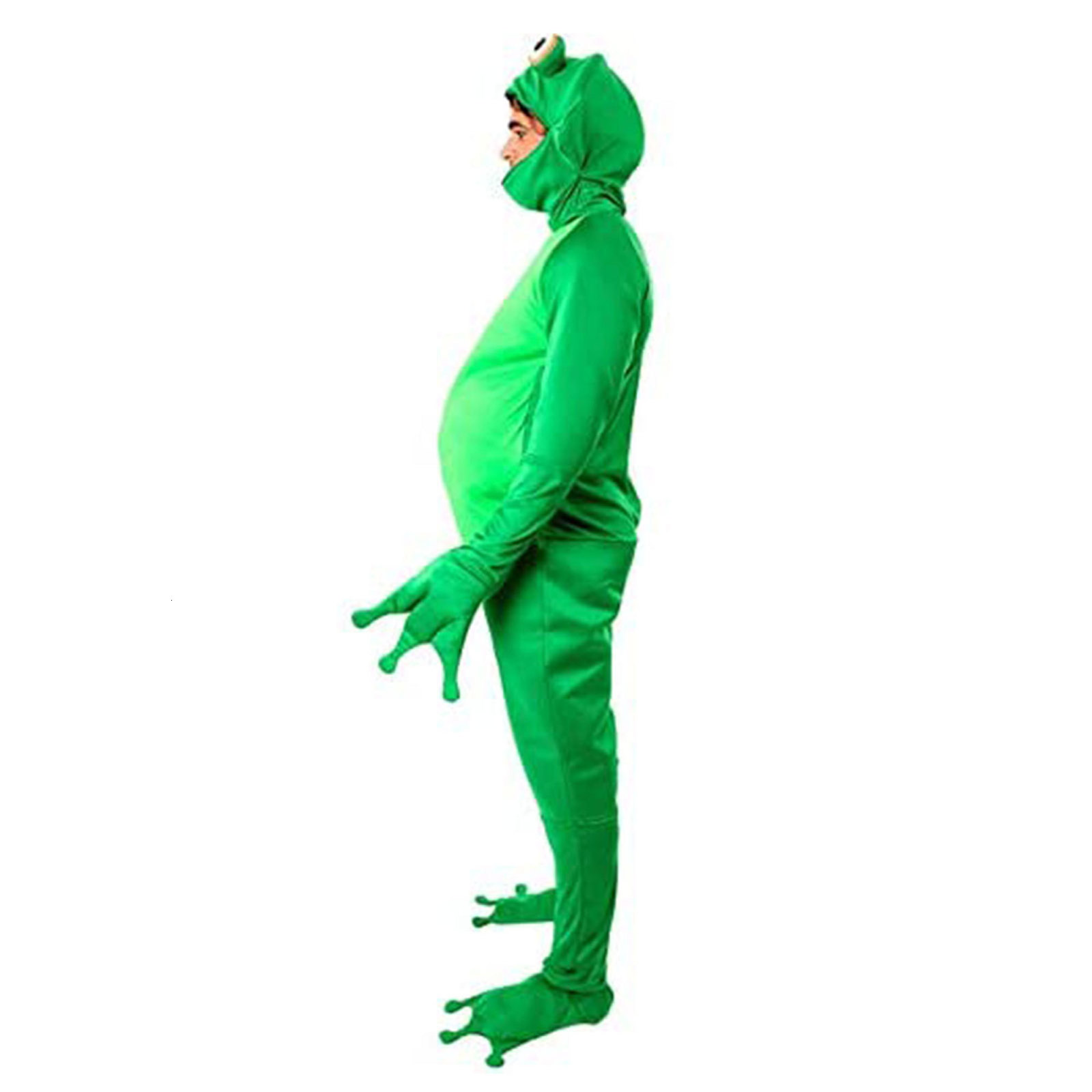 Theme Costume Men Funny Frog Cosplay Costume Novelty Adult Animal Halloween Cosplay Party Jumpsuit Outfit Overalls Plus Size Oversize Clothes 230517