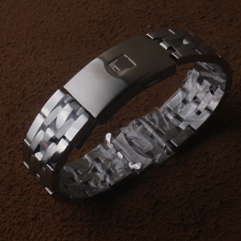 Watch Bands Watchbands Bracelet For 1853 PRC200 T17 T461 T055 T014 Men Fold Clasp Strap Watches Accessories Stainless Steel Watch Band Chain 230518