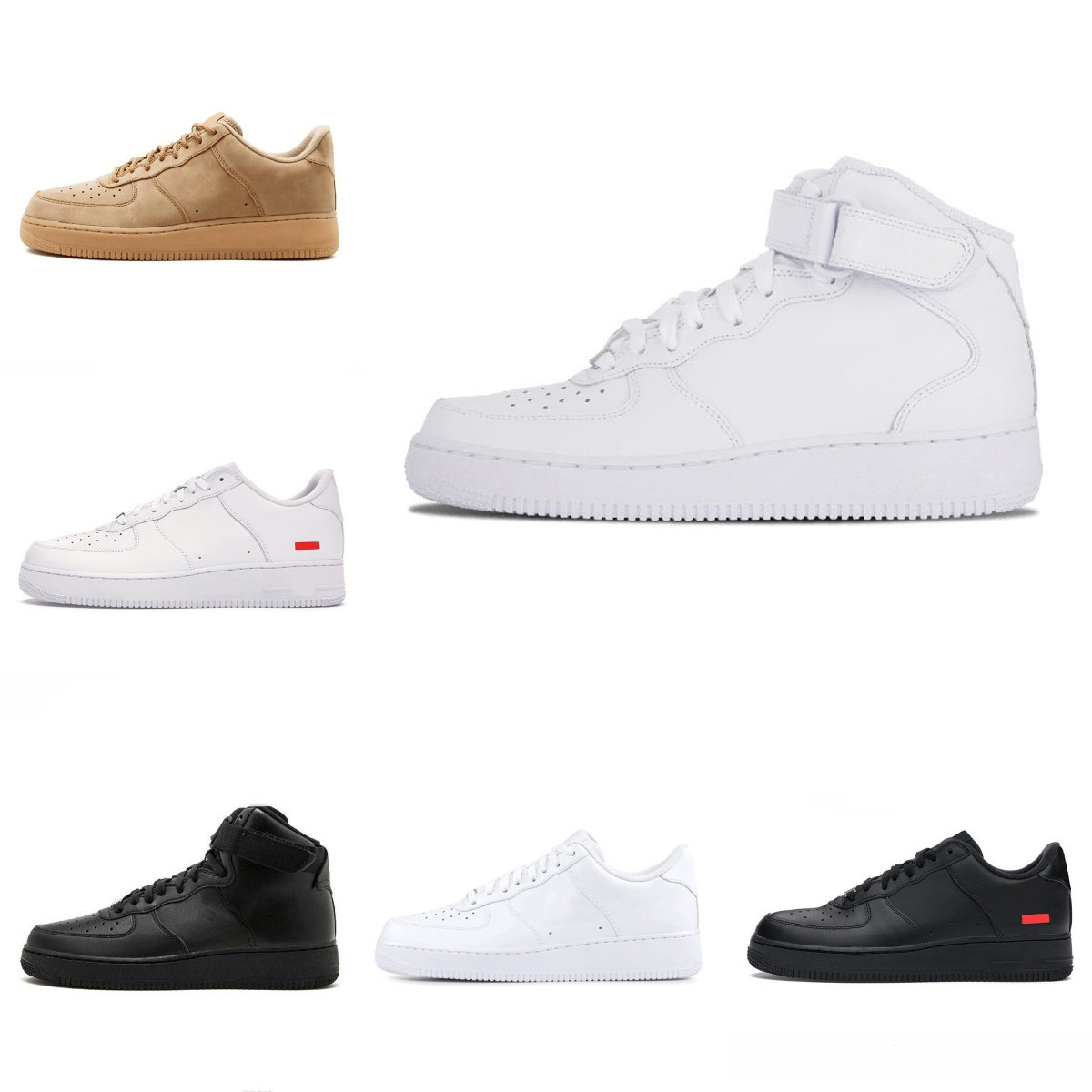2023 NEW Designer Classic Running Shoes Forces Outdoor Men Low airForce Classic 1 07 Airs High Skateboard Shoes One Unisex Women All White Black Wheat Sports Sneakers, Box
2023 NEW Designer Classic Running Shoes Forces Outdoor Men Low airForce Classic 1 07 Airs High Skateboard Shoes One Unisex Women All White Black Wheat Sports Sneakers, Box