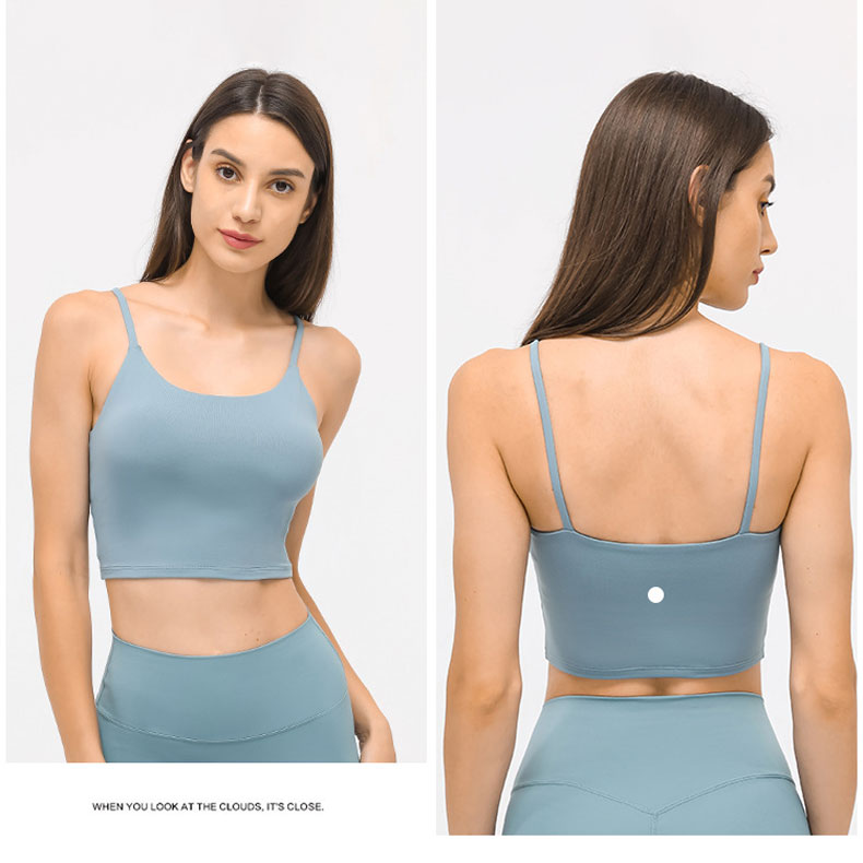 83 Traceless Thin Longline Bra Classic Yoga Tops Breathable Vest Light Support Lingerie Fitness Sexy Underwear with Removable Chest Pads Women Sports Bra, The sun is blue
83 Traceless Thin Longline Bra Classic Yoga Tops Breathable Vest Light Support Lingerie Fitness Sexy Underwear with Removable Chest Pads Women Sports Bra, The sun is blue