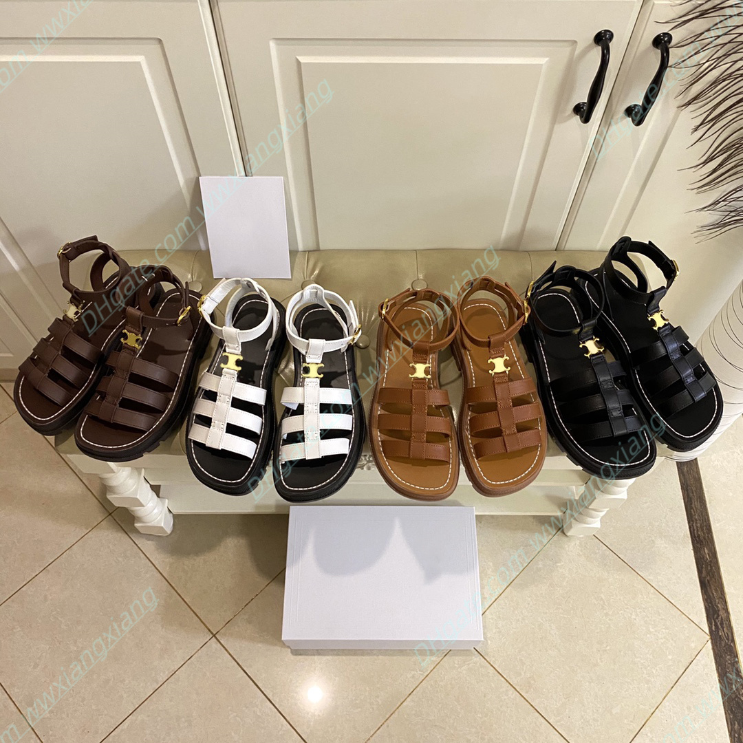 Newest women Designer slides Clea TRIOMPHE Luxury fashion Sandals beach Slippers gold buckle vegetal slides TIPPI calfskin thick bottom Adjustable buckle shoes, Black
Newest women Designer slides Clea TRIOMPHE Luxury fashion Sandals beach Slippers gold buckle vegetal slides TIPPI calfskin thick bottom Adjustable buckle shoes, Black