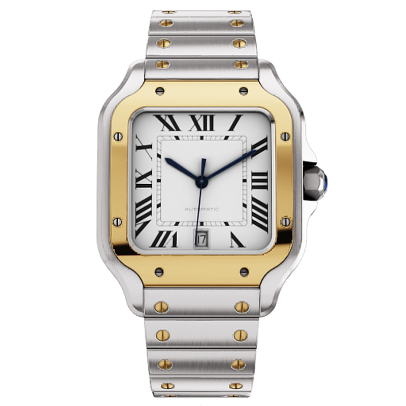 New Square Watches 39.8mm Stainless Steel Mechanical Watche Bracelet Fashion Mens Watches Male Wristwatch, With box
New Square Watches 39.8mm Stainless Steel Mechanical Watche Bracelet Fashion Mens Watches Male Wristwatch, With box