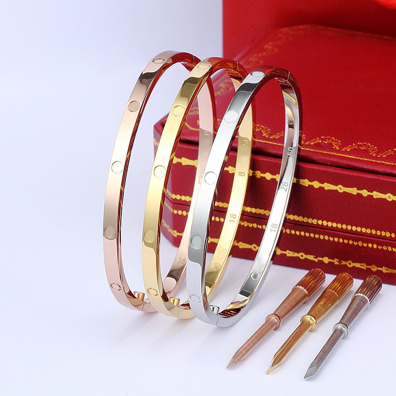 Bangle female stainless steel screwdriver couple love bracelet mens fashion jewelry Valentine Day gift for girlfriend accessories wholesale
Bangle female stainless steel screwdriver couple love bracelet mens fashion jewelry Valentine Day gift for girlfriend accessories wholesale
