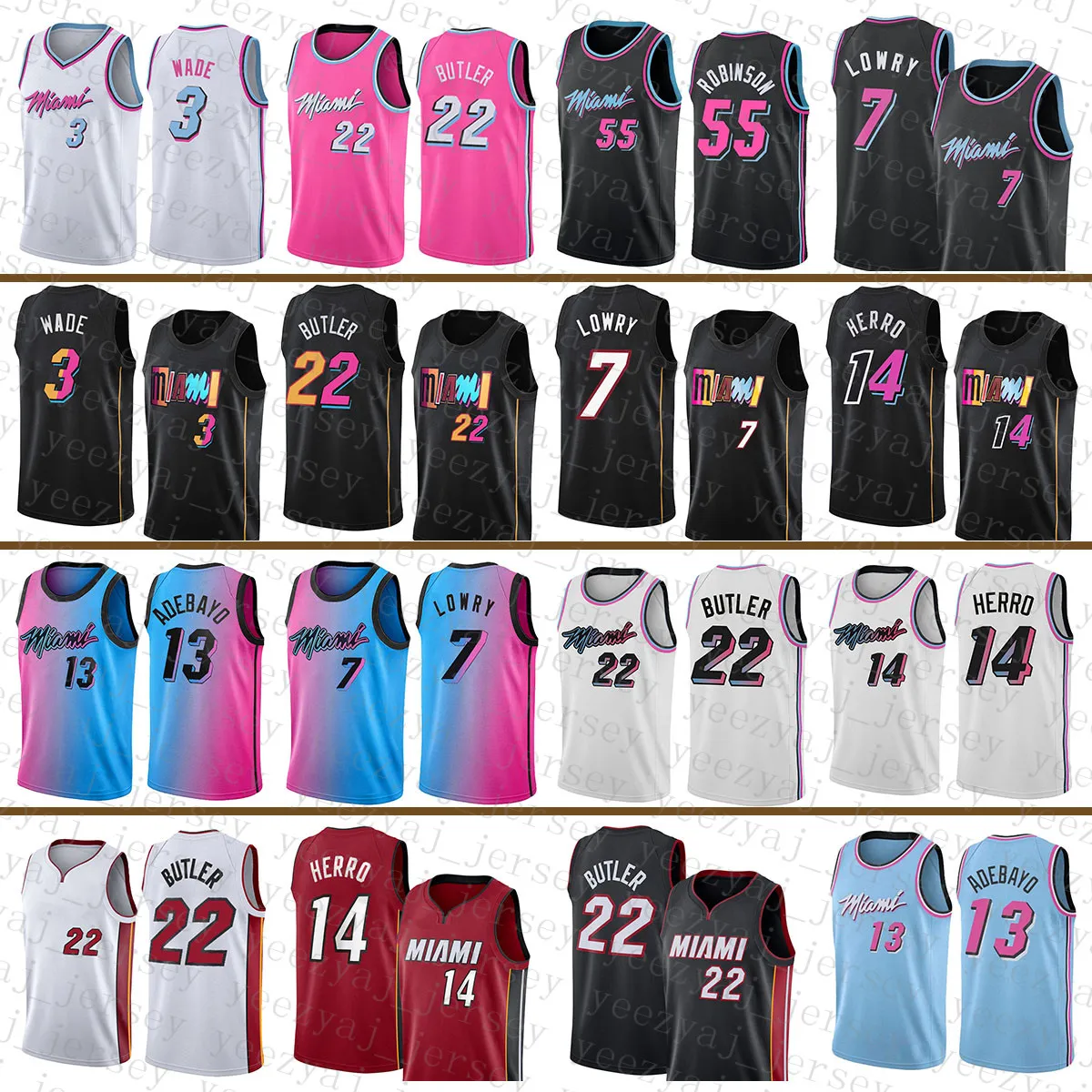 Miami''Heat''Mens Basketball Jerseys 7 13 55 Jimmy Butler Dwayne Dwyane Wade Tyler Herro Sleeveless 22 3 14 Kyle Lowry Bam Adebayo Duncan Ro custom, Jersey-rehuo
Miami''Heat''Mens Basketball Jerseys 7 13 55 Jimmy Butler Dwayne Dwyane Wade Tyler Herro Sleeveless 22 3 14 Kyle Lowry Bam Adebayo Duncan Ro custom, Jersey-rehuo