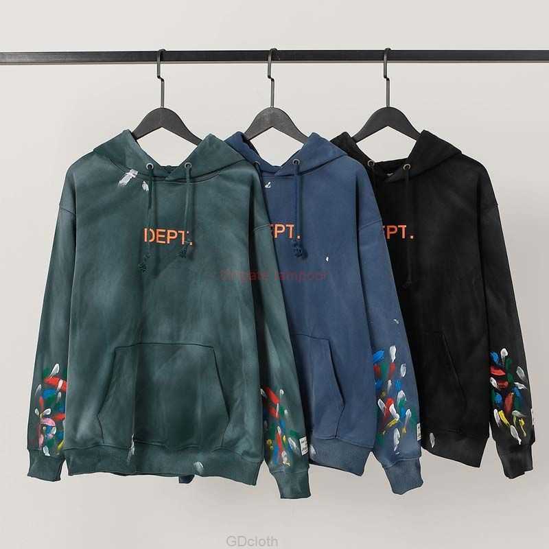 Designer Clothing Galleries Hoodie Men' Sweatshirts Galleryes Gary Depts Letter Ink Splashing Graffiti Washing Water Tie Dyeing Casual Men' Women' Hooded Hoodie, Shipping fee
Designer Clothing Galleries Hoodie Men' Sweatshirts Galleryes Gary Depts Letter Ink Splashing Graffiti Washing Water Tie Dyeing Casual Men' Women' Hooded Hoodie, Shipping fee