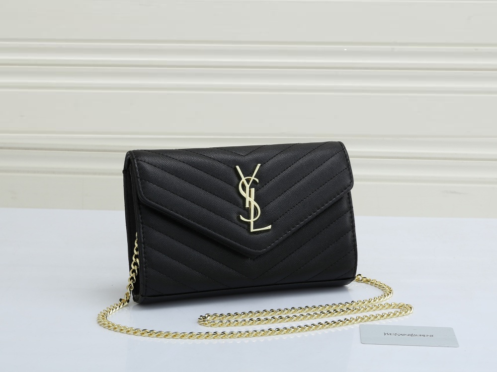 Luxury Designer Bag YSL Women Bags Handbag Gold Silver Chain Bags Ladies Crossbody The Tote Hobo Y type Quilted lattice yslsity Shoulder Purse Women