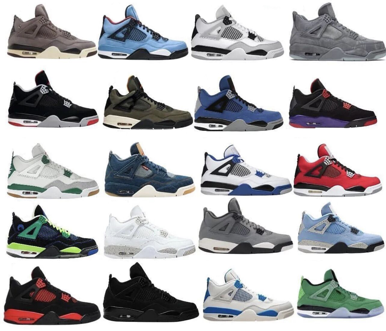 jumpman 4 4s mens basketball shoes pine gree seafoam midnight navy red thunder University Blue white cement Infrared Military Black Cat Pure Money men women Sneakers, 30
jumpman 4 4s mens basketball shoes pine gree seafoam midnight navy red thunder University Blue white cement Infrared Military Black Cat Pure Money men women Sneakers, 30
