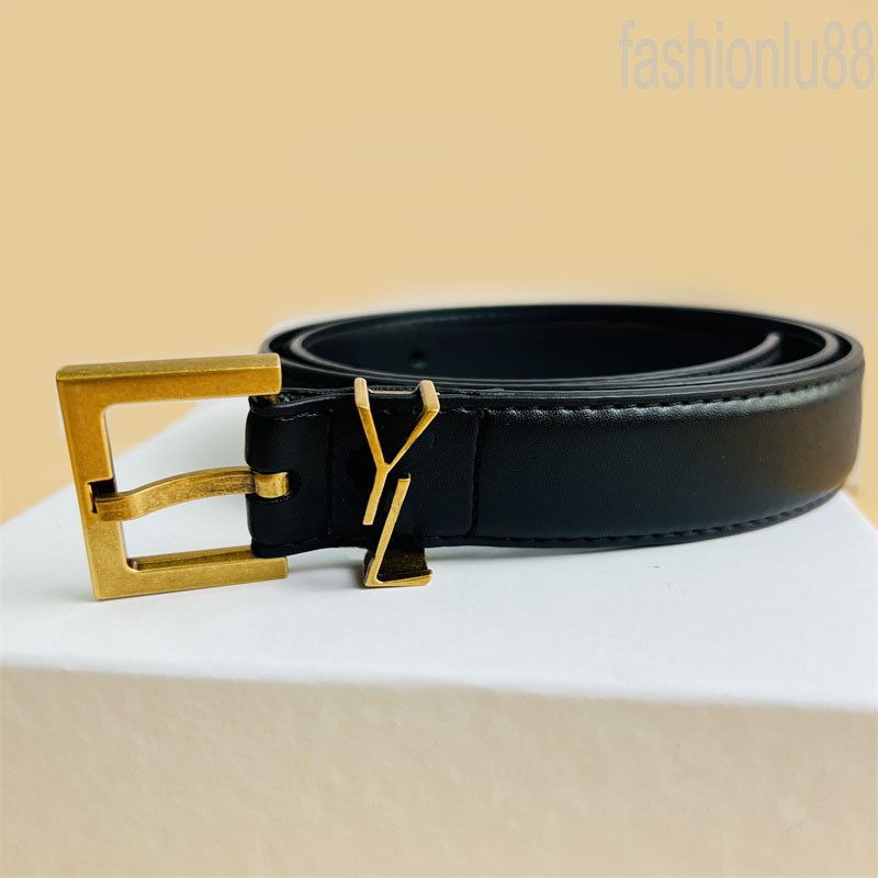 Retro style Belts for Women Designer Belt gold plated smooth buckle cinturon 3cm wide suit decorative popular cowhide designer luxury belts fashion PJ014 C23, Wide 3cm
Retro style Belts for Women Designer Belt gold plated smooth buckle cinturon 3cm wide suit decorative popular cowhide designer luxury belts fashion PJ014 C23, Wide 3cm