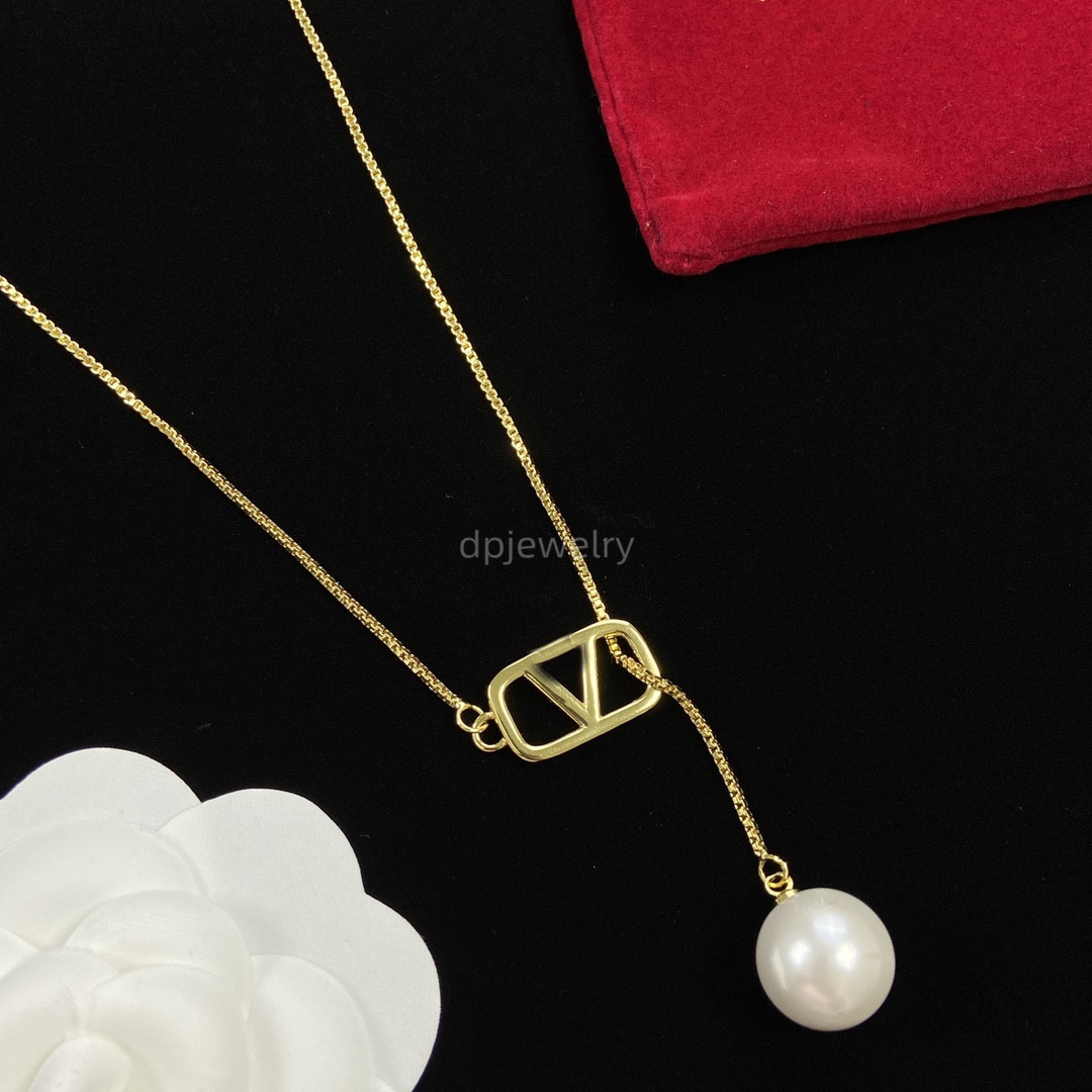 2023 necklace New Fashion Womens Big Circle Simple Stud necklace Hoop Earrings for Woman
