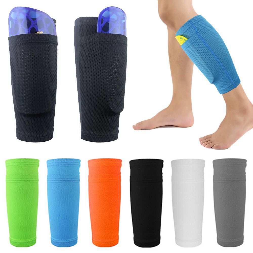 Sports Socks Breathable Kids Boys Men Shinpads Soccer Shin Pads Cover Instep Leg Guard Sleeves Football Holder 230518 - view 3