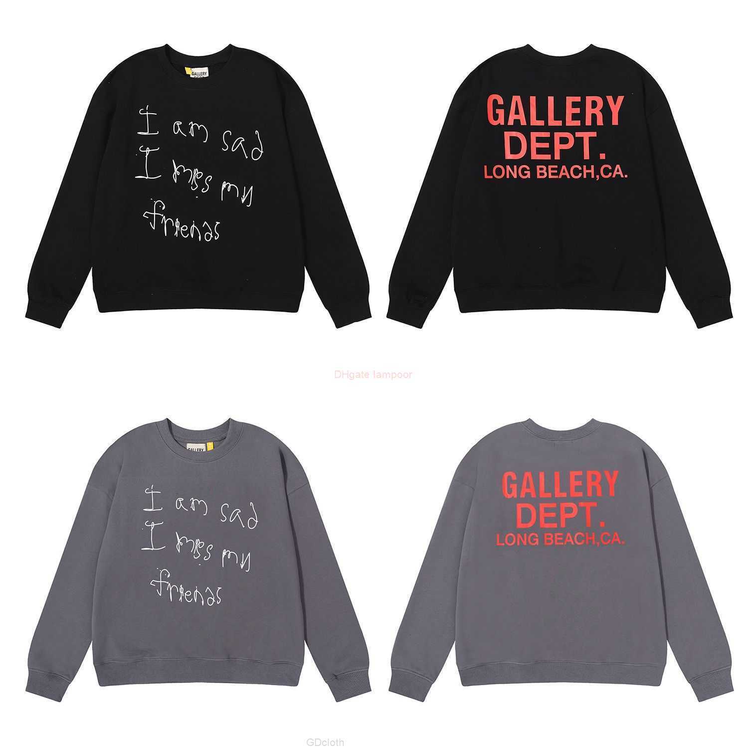 Designer Clothing Galleries Hoodie Mens Sweatshirts Galleryes American Fashion Brand Gary Depts Simple Large Gletter Printing High Street Loose Cotton Terry Roun, Shipping fee
Designer Clothing Galleries Hoodie Mens Sweatshirts Galleryes American Fashion Brand Gary Depts Simple Large Gletter Printing High Street Loose Cotton Terry Roun, Shipping fee