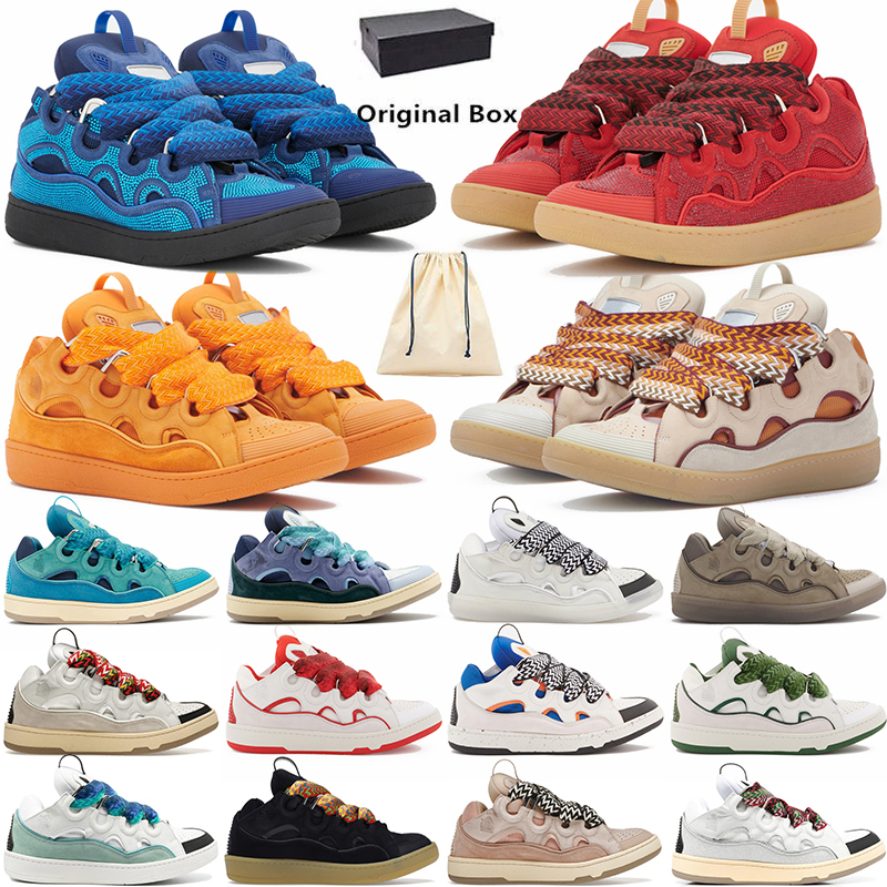 2023 New Designer Mesh Shoes Boot Men Women Laceup Extraordinary Embossed Leather Curb Sneakers Calfskin Rubber Nappa platformsole Shoe Lanvins Logo Size 45, A38 white blue
2023 New Designer Mesh Shoes Boot Men Women Laceup Extraordinary Embossed Leather Curb Sneakers Calfskin Rubber Nappa platformsole Shoe Lanvins Logo Size 45, A38 white blue