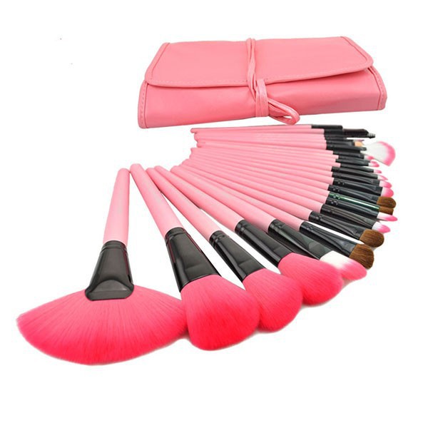Cosmetics Brushes Gift Bag Of 24 pcs Makeup Brush Sets Professional Eyebrow Powder Foundation Shadows Make Up Tools