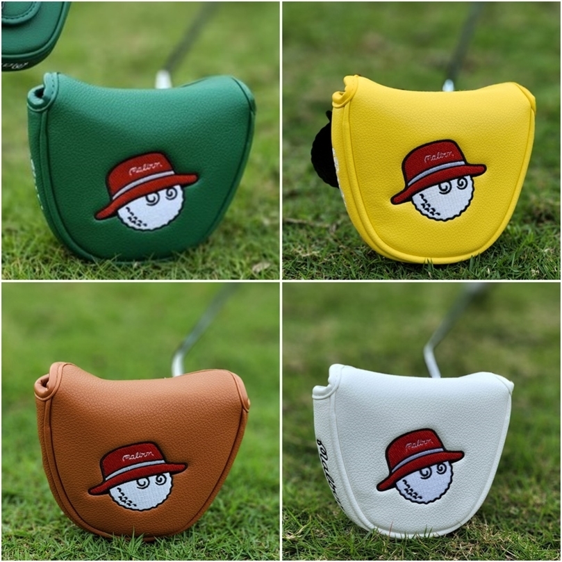 Club Heads Mallet Golf Putter Headcover Malbon Embroidery Putters Head Cover PU Protect Blade Covers Magnetic Closure 230516
Club Heads Mallet Golf Putter Headcover Malbon Embroidery Putters Head Cover PU Protect Blade Covers Magnetic Closure 230516