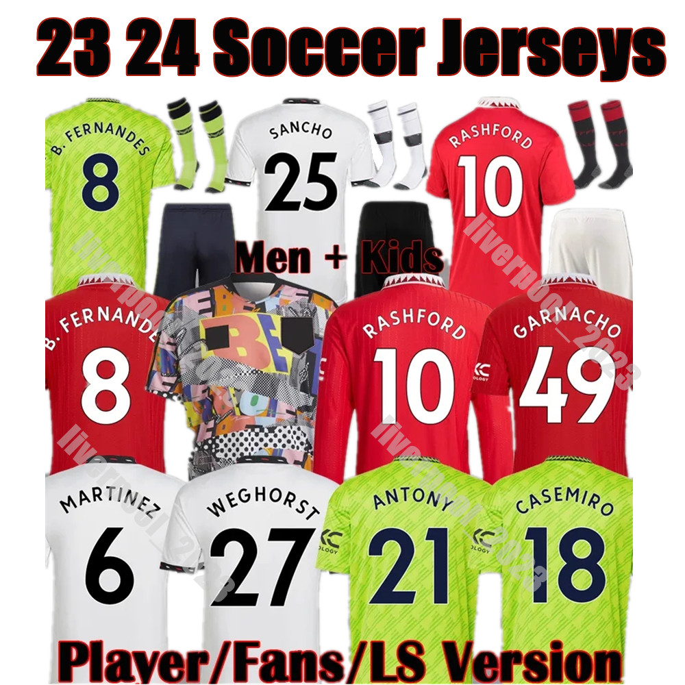 23 24 SANCHO soccer jerseys Fans Player ANTONY ERIKSEN B.FERNANDES RASHFORD football shirt 2023 2024 men kids CASEMIRO Elanga VARANE MAGUIRE MARTINEZ SHAW MARTIAL, Adult 16
23 24 SANCHO soccer jerseys Fans Player ANTONY ERIKSEN B.FERNANDES RASHFORD football shirt 2023 2024 men kids CASEMIRO Elanga VARANE MAGUIRE MARTINEZ SHAW MARTIAL, Adult 16
