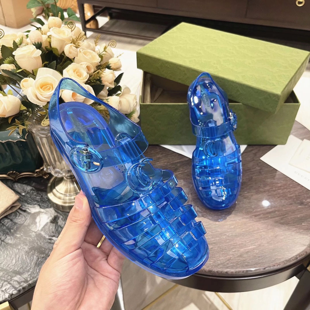 Rubber Crystal Sandals Flat upper LOGO Comfortable Shoes Multi-color optional platform designer factory Shoebox, Clear
Rubber Crystal Sandals Flat upper LOGO Comfortable Shoes Multi-color optional platform designer factory Shoebox, Clear