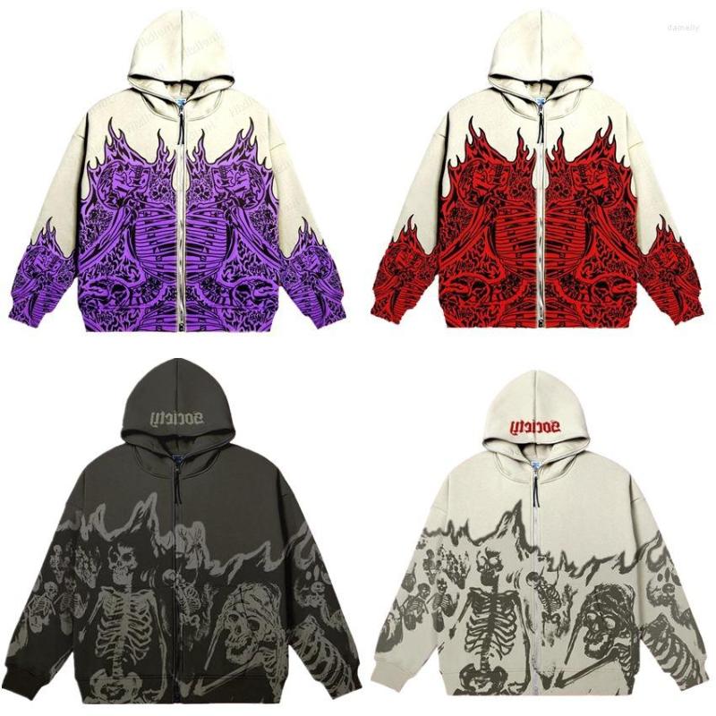 Men's Hoodies Men Anime Skull Women Vintage Gothic Zip Up Long Sleeve Streetwear Loose Coats Harajuku Letter Print Hooded Sweatshirts, Red
Men's Hoodies Men Anime Skull Women Vintage Gothic Zip Up Long Sleeve Streetwear Loose Coats Harajuku Letter Print Hooded Sweatshirts, Red