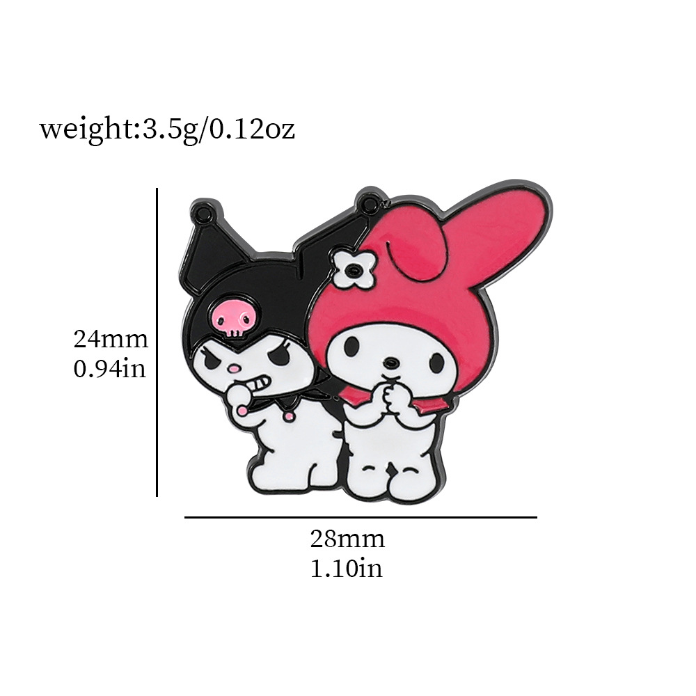 Kuromi Melody Cat pin Cute Anime Movies Games Hard Enamel Pins Collect Metal Cartoon Brooch Backpack Hat Bag Collar Lapel Badges, Color #1
Kuromi Melody Cat pin Cute Anime Movies Games Hard Enamel Pins Collect Metal Cartoon Brooch Backpack Hat Bag Collar Lapel Badges, Color #1