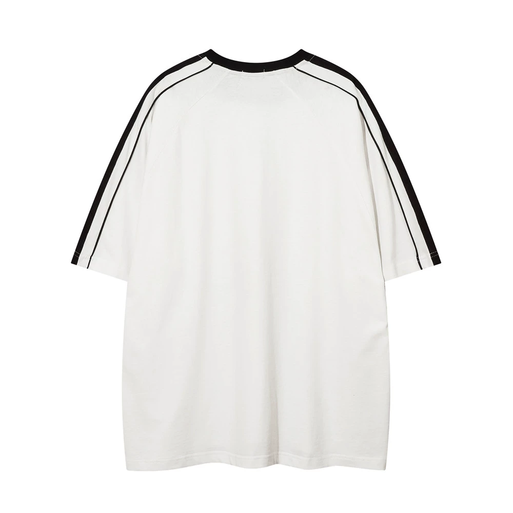 Men's TShirtsSplicing Stripe Insert shoulder Sleeve T-shirt short sleeve pure cotton blazer men's summer loose casual half sleeve T High Street, Black
Men's TShirtsSplicing Stripe Insert shoulder Sleeve T-shirt short sleeve pure cotton blazer men's summer loose casual half sleeve T High Street, Black