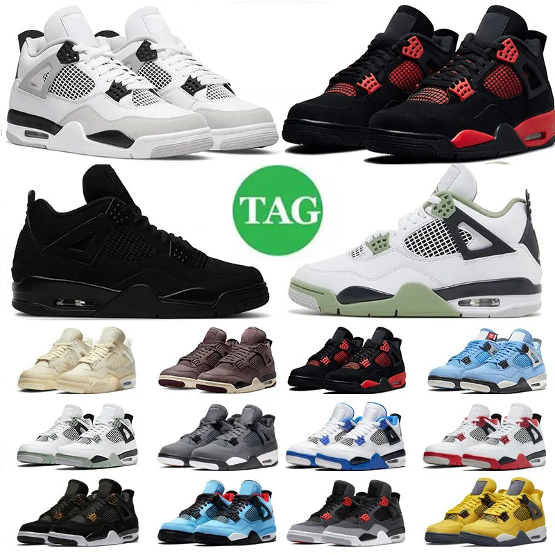 4s Sports shoes Yellow Thunder sneakers j4 basketball shoes Infrared Black Cat Bred Sail Cool Grey Deep Sea Black Shimmer Royalty Mens Trainers, 10
4s Sports shoes Yellow Thunder sneakers j4 basketball shoes Infrared Black Cat Bred Sail Cool Grey Deep Sea Black Shimmer Royalty Mens Trainers, 10