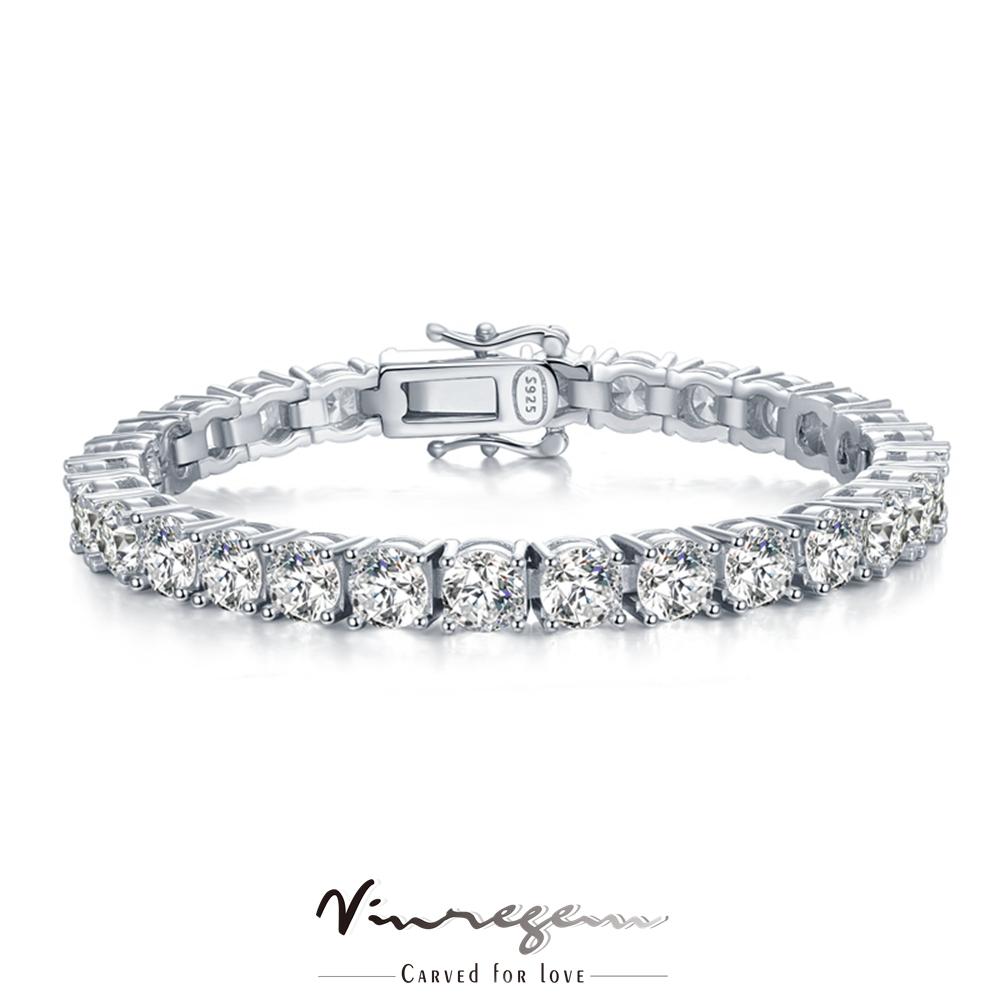 Bangle Vinregem 18K White Gold Plated 7MM VVS Created Moissanite Tennis Bracelet for Women Men 925 Sterling Silver Jewelry Dropshipping
Bangle Vinregem 18K White Gold Plated 7MM VVS Created Moissanite Tennis Bracelet for Women Men 925 Sterling Silver Jewelry Dropshipping