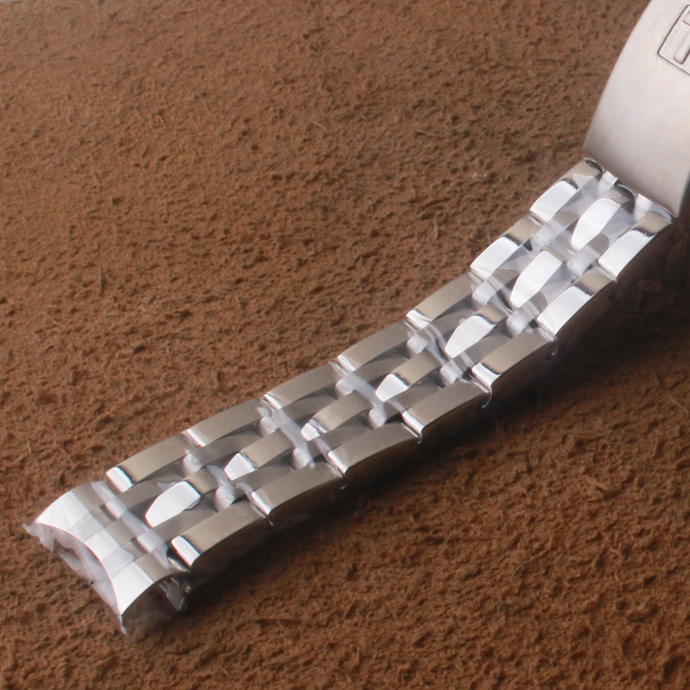 Watch Bands Watchbands Bracelet For 1853 PRC200 T17 T461 T055 T014 Men Fold Clasp Strap Watches Accessories Stainless Steel Watch Band Chain 230518