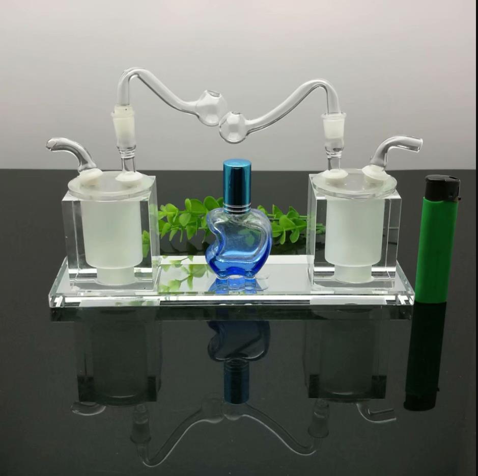 Smoking Pipe Mini Hookah glass bongs Colorful Metal Shaped Two person connected alcohol lamp hookah
Smoking Pipe Mini Hookah glass bongs Colorful Metal Shaped Two person connected alcohol lamp hookah