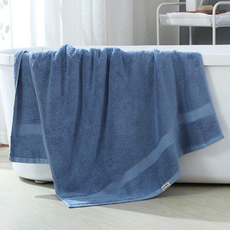 Bath Towel Pure cotton adult 70*140cm pure cotton absorbent soft thickened bath towel pure cotton bath towel 230519