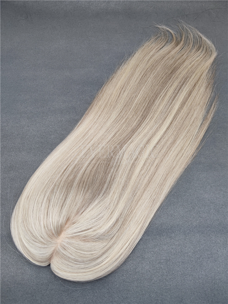 New Coming Stock Human Hair pieces Skin Scalp Base Toppers Toupee for Alopecia hair loss Thinning Women