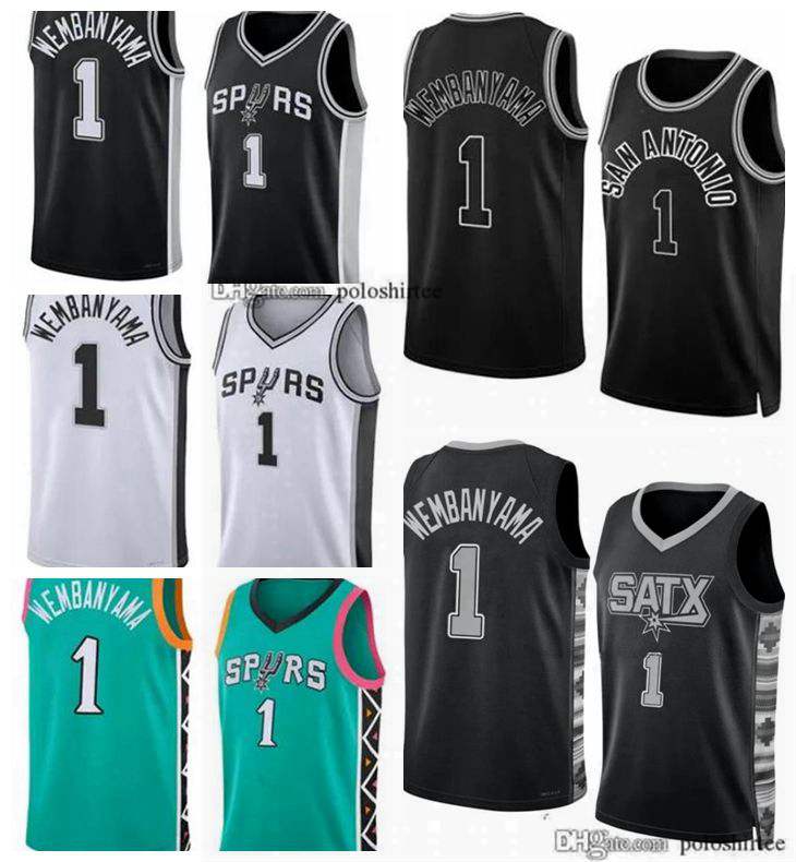 Victor Wembanyama Basketball jerseys San 1 Antonio jersey 2023 First white black Men Women kids
Victor Wembanyama Basketball jerseys San 1 Antonio jersey 2023 First white black Men Women kids