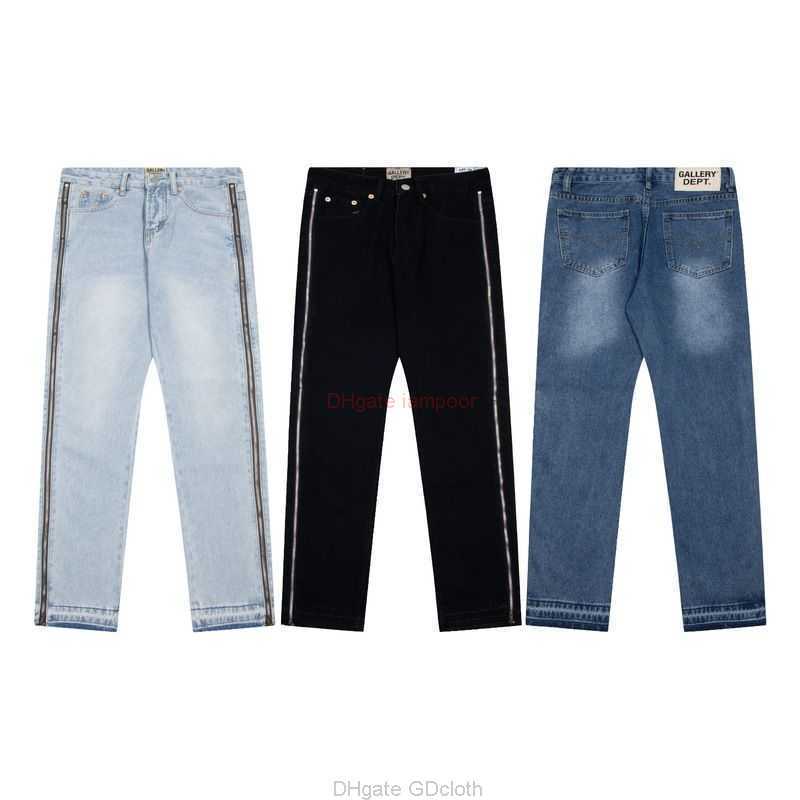 Fashion Designer Clothing Galleries Denim Pants High Version 2022 Autumn Winter New Galleryes Deptes Two Side Zipper Men's Women's Washing Jeans Trousers 2043, Royal blue
Fashion Designer Clothing Galleries Denim Pants High Version 2022 Autumn Winter New Galleryes Deptes Two Side Zipper Men's Women's Washing Jeans Trousers 2043, Royal blue