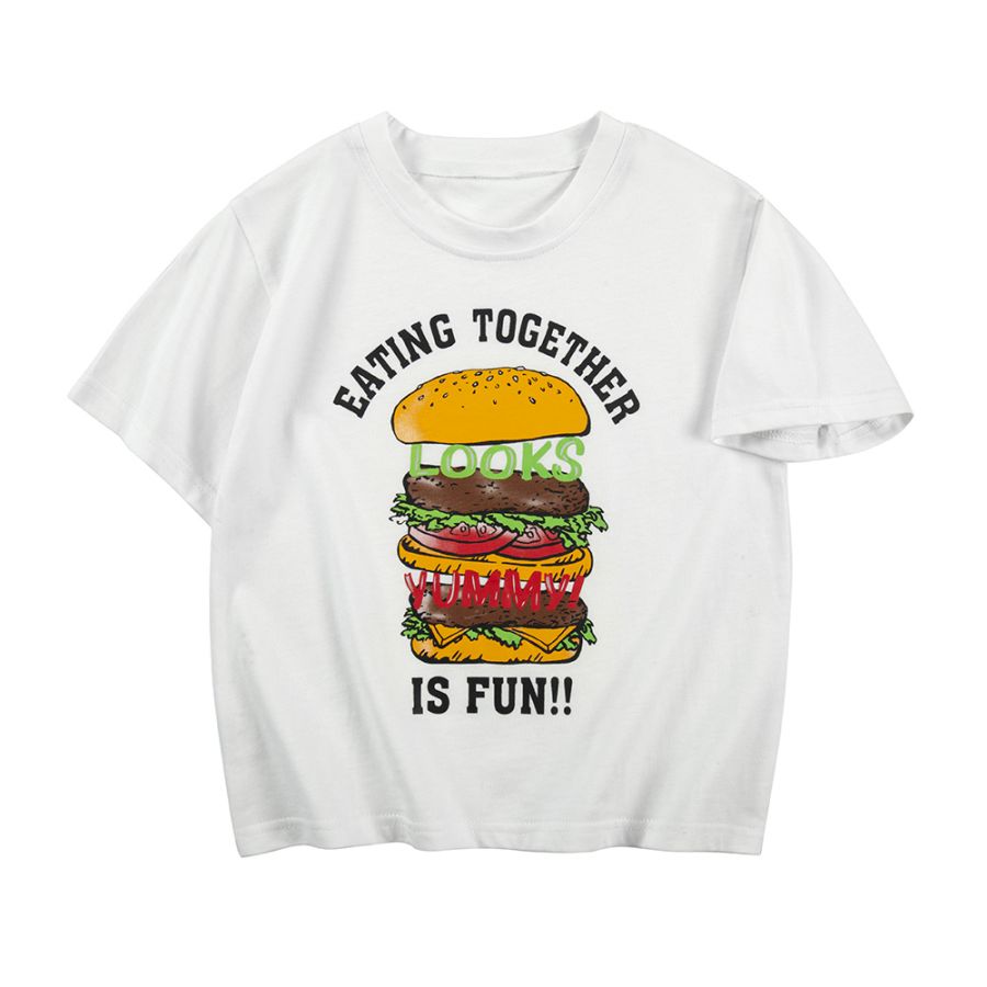 T-shirt for children's clothing Thin summer round neck short sleeved fashionable loose fitting boy outdoor casual wear print design T-shirt for babies, White
T-shirt for children's clothing Thin summer round neck short sleeved fashionable loose fitting boy outdoor casual wear print design T-shirt for babies, White