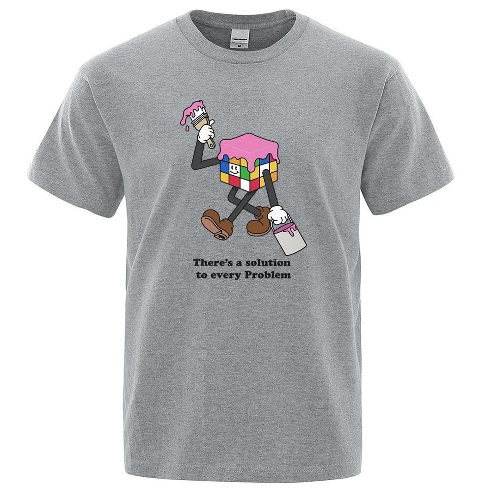 There Is A Solution To Every Problem T-Shirts Men Luxury Cotton Casual Loose Oversized Hip Hop Tee Clothing Short, Default
There Is A Solution To Every Problem T-Shirts Men Luxury Cotton Casual Loose Oversized Hip Hop Tee Clothing Short, Default